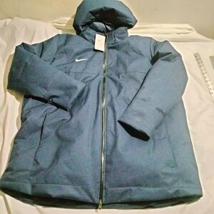 Nike 550 Down Hooded Parka Winter Coat Navy Blue Men's Size 3XL DJ6526-419 NWT